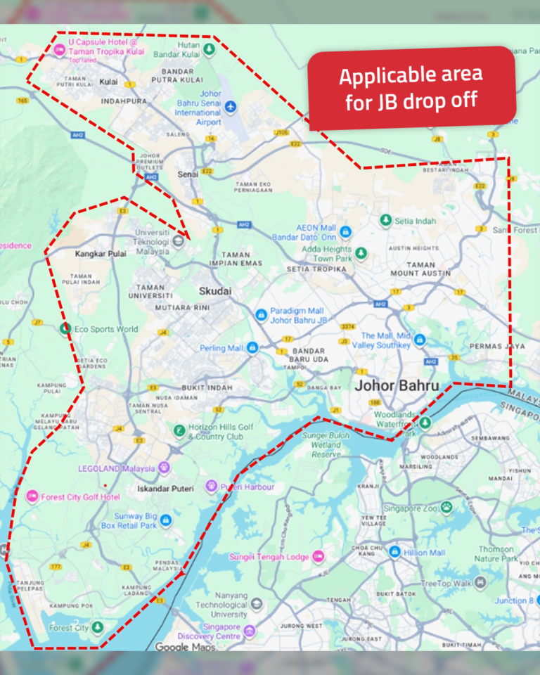 SG-JB Cross-Border Operating Boundary
